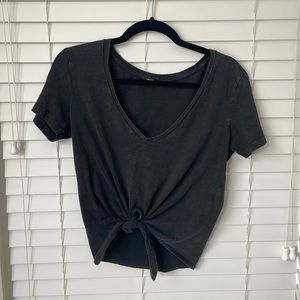 Zara tie-up t-shirt